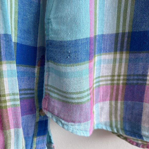 Sweet Pastel A&F Plaid Shirt - Size S - Picture 11 of 15